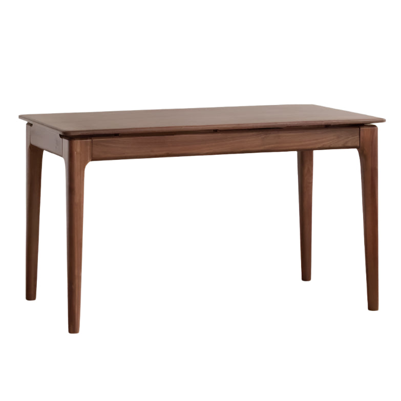 Black Walnut Solid Wood Rectangular Long Dining Table