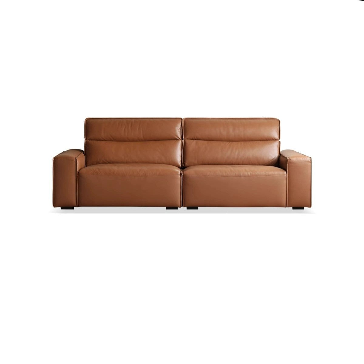 Genuine Leather Art Down Sofa.