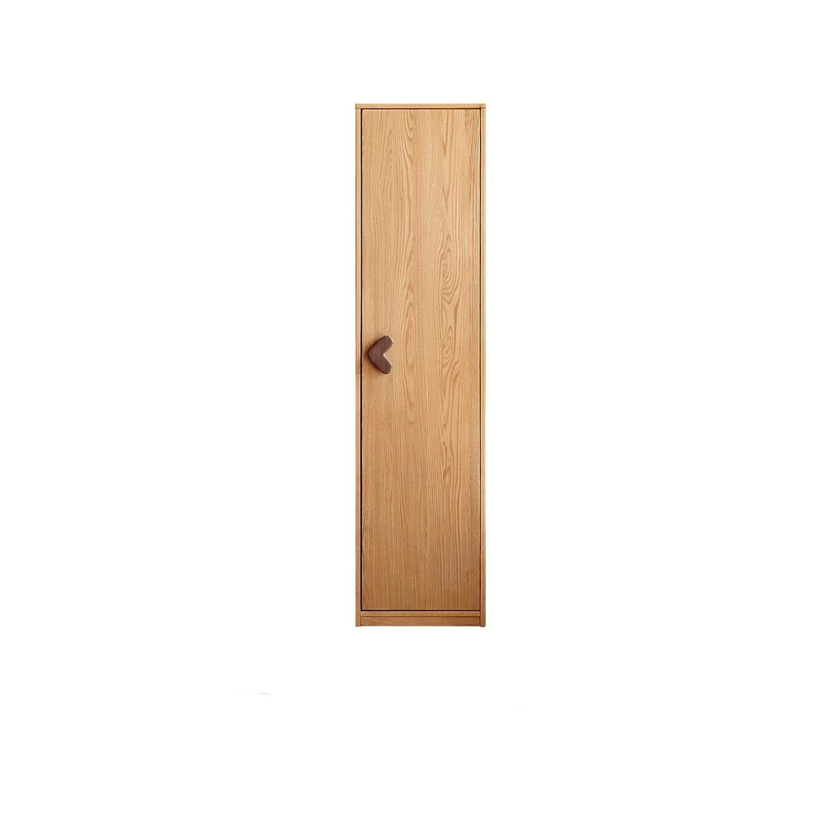 Oak Solid Wood Children's Wardrobe, Bookcase Combination