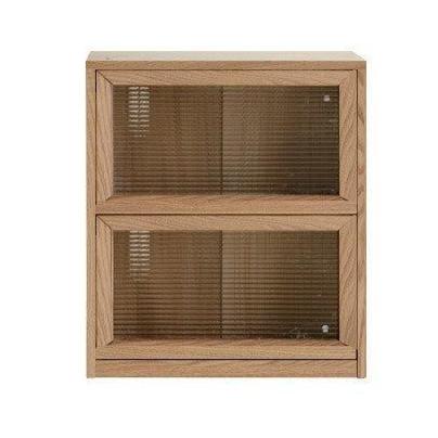 Ash Solid Wood Bookcase Simple Floor Bookshelf