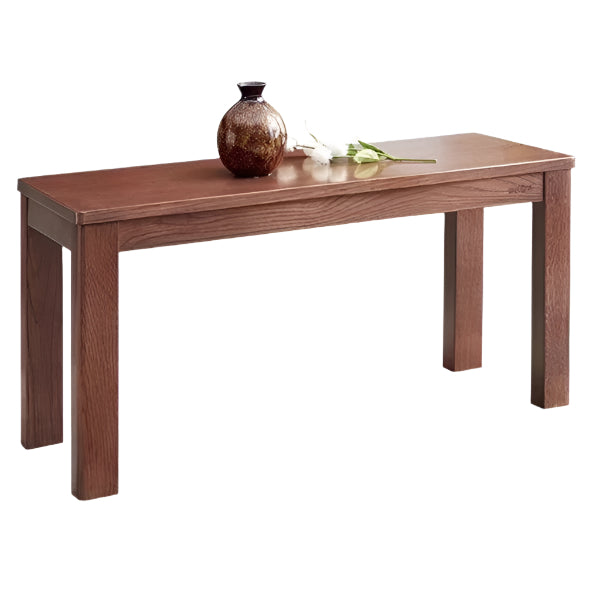 Black Walnut, Oak, Sandalwood Solid Wood, Solid RubberWood Nordic Long Bench