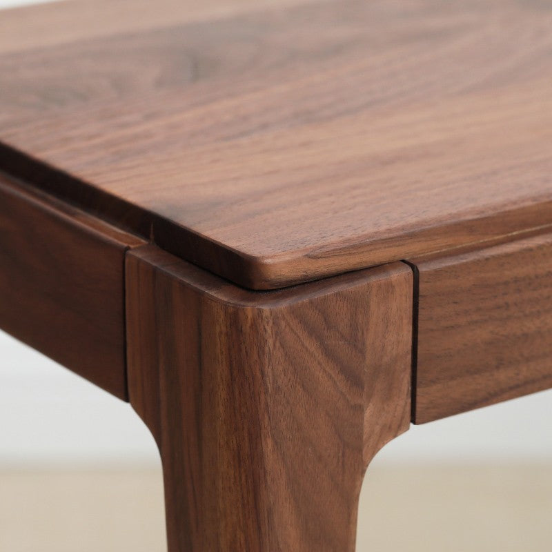 Black Walnut Solid Wood Nordic Long Bench