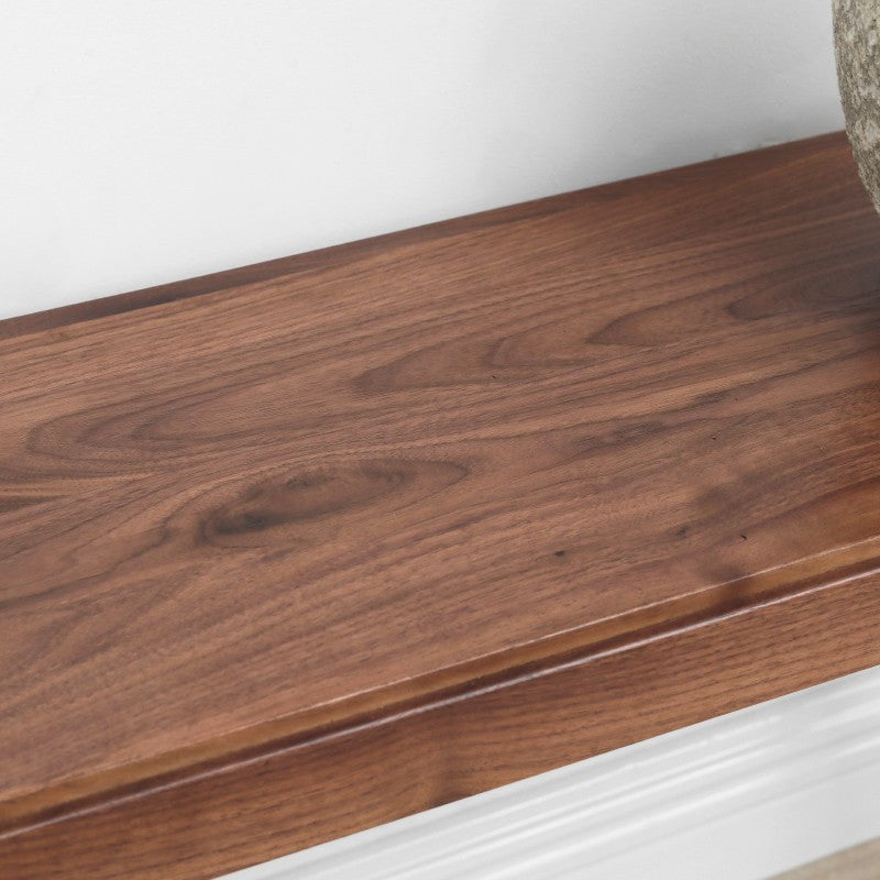 Black Walnut Solid Wood Nordic Long Bench
