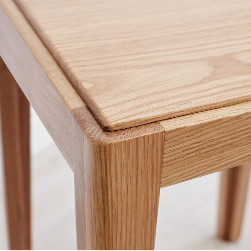 2pcs - Beech, Oak, Ash, Cherry Solid Wood, Solid RubberWood Foldable Nordic Square Stool