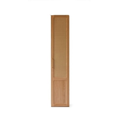 Oak Solid Wood Free Combination Wardrobe Rattan Door.