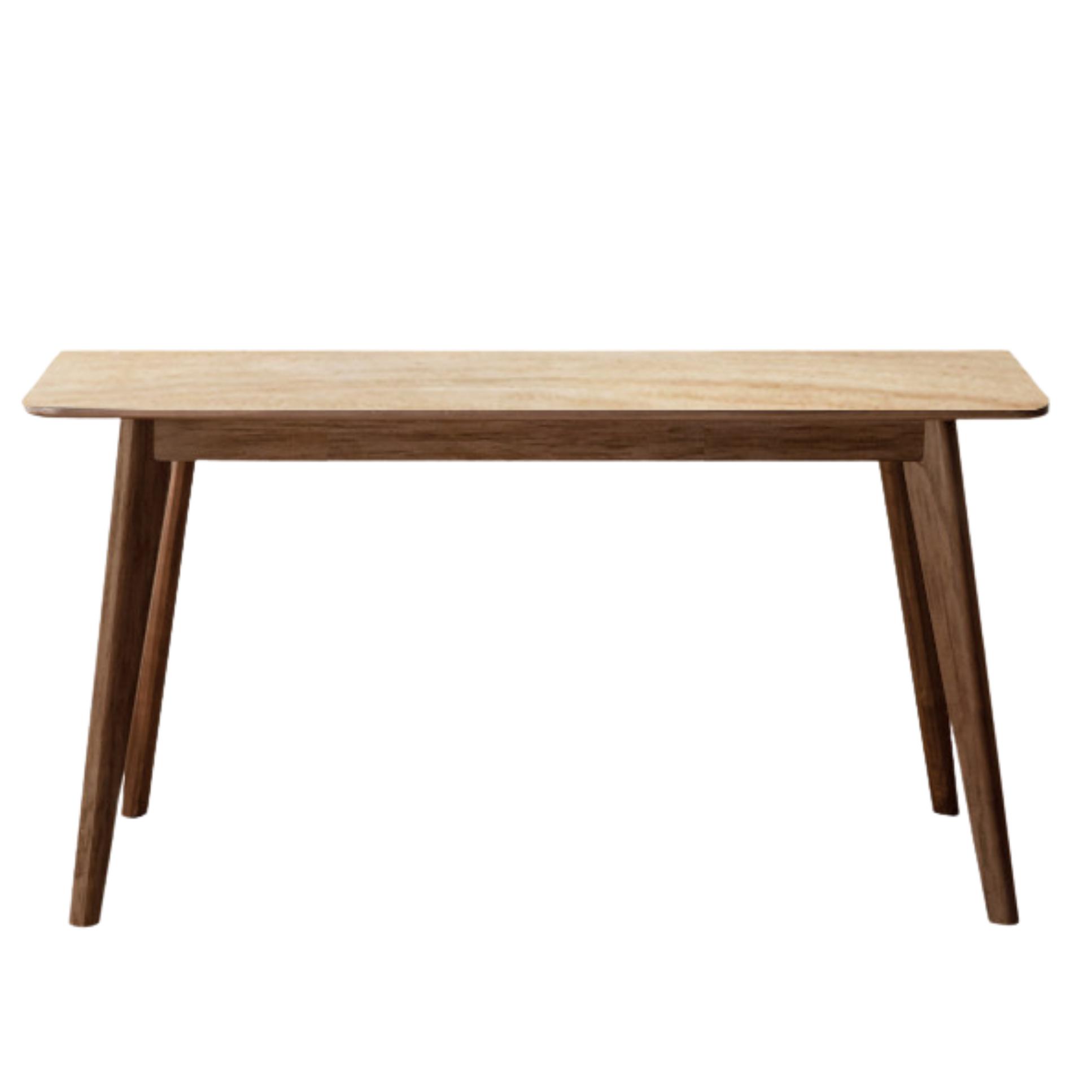 Ash, Black Walnut, Sandalwood Solid Wood Rock Plate Nordic Dining Table