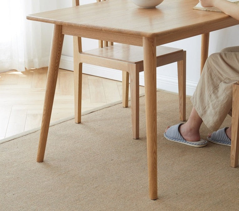 Ash Solid Wood Rectangular Nordic Modern Dining Table