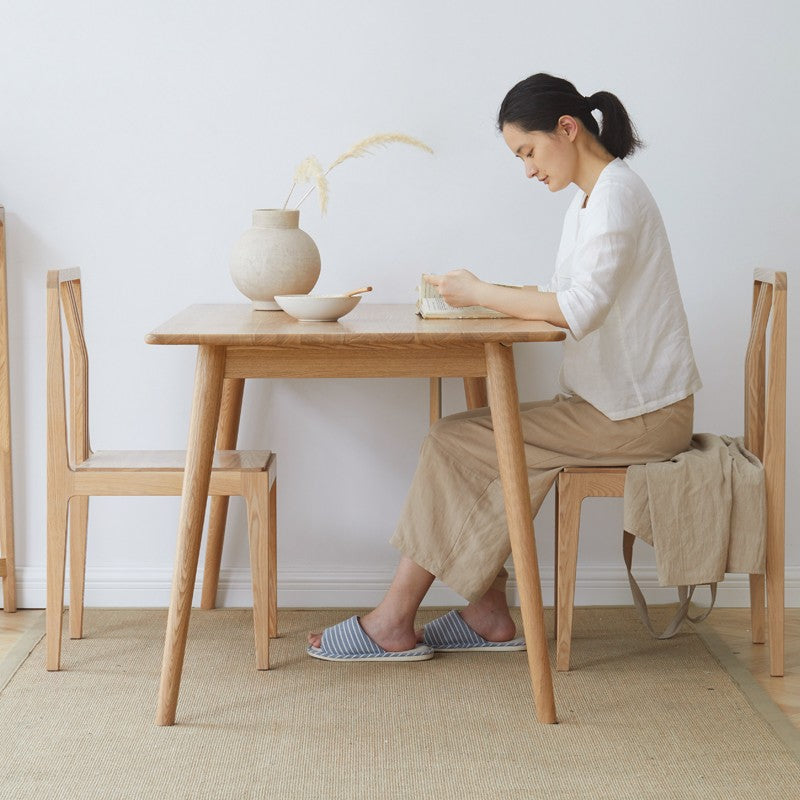 Ash Solid Wood Rectangular Nordic Modern Dining Table