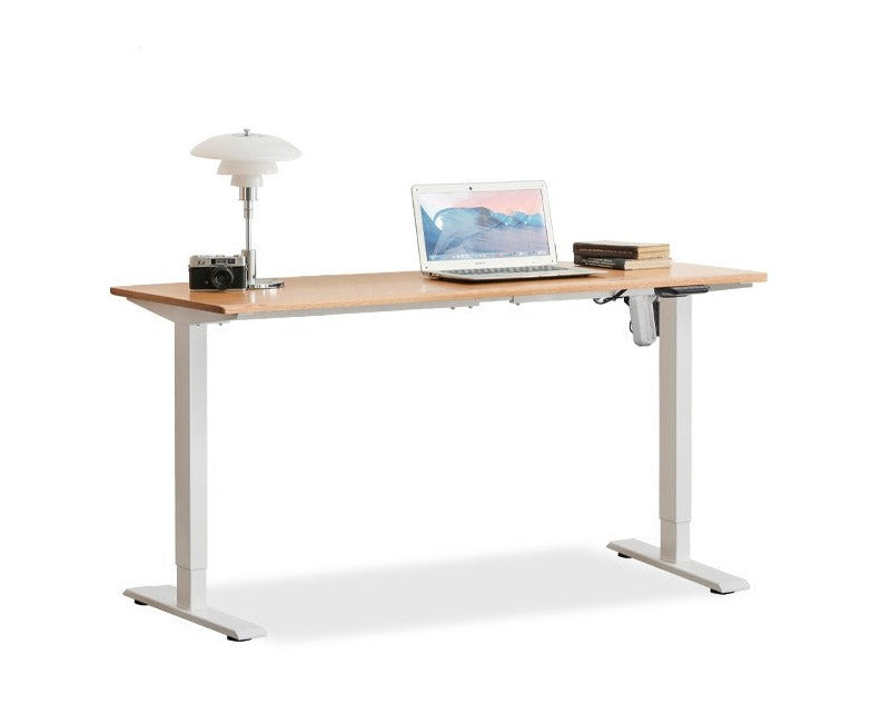 Oak, Black Walnut Solid Wood Electric Lift Standing Desk Adjustable Table