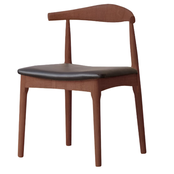 Black Walnut, Oak Solid Wood Nordic Dining Chair