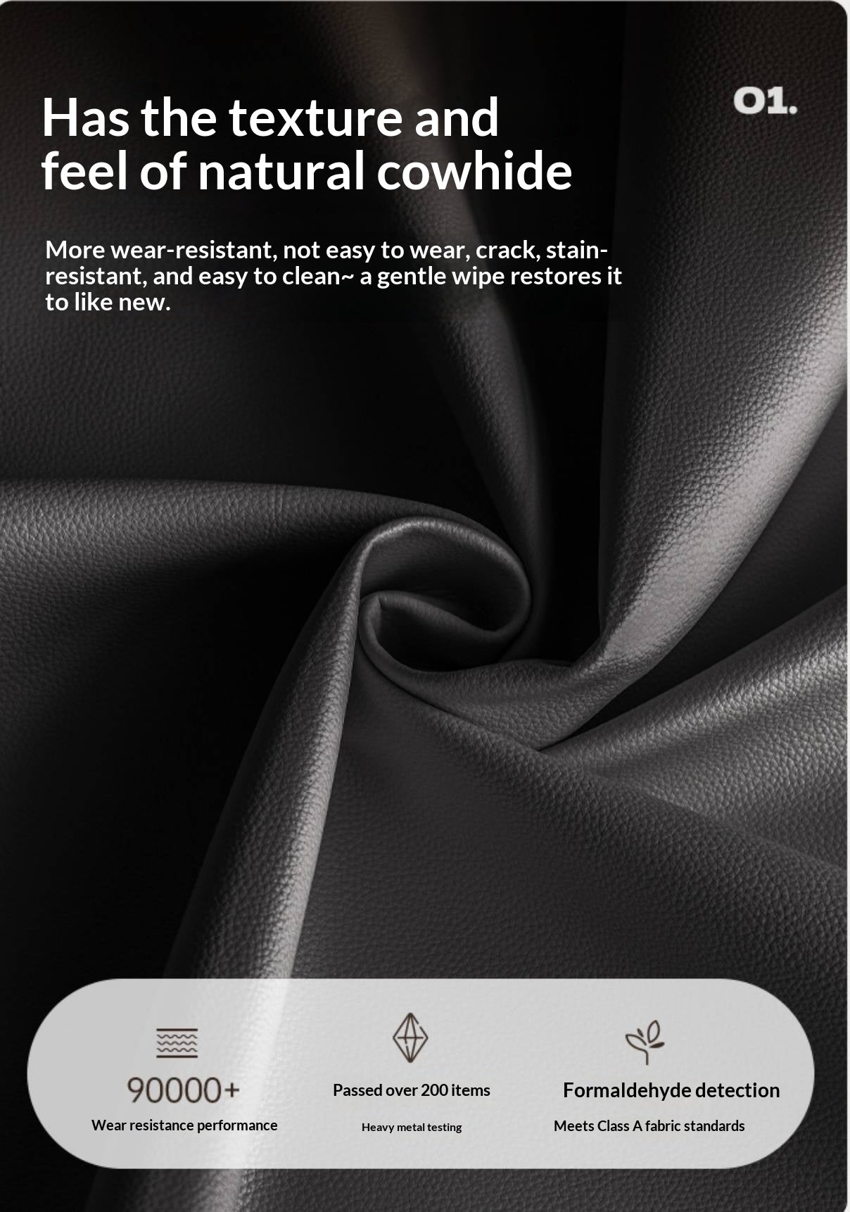 4 pcs Oak Solid Wood leather Soft Suspended Chair