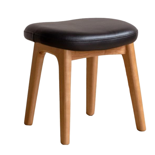 Oak, Cherry Solid Wood Makeup Stool
