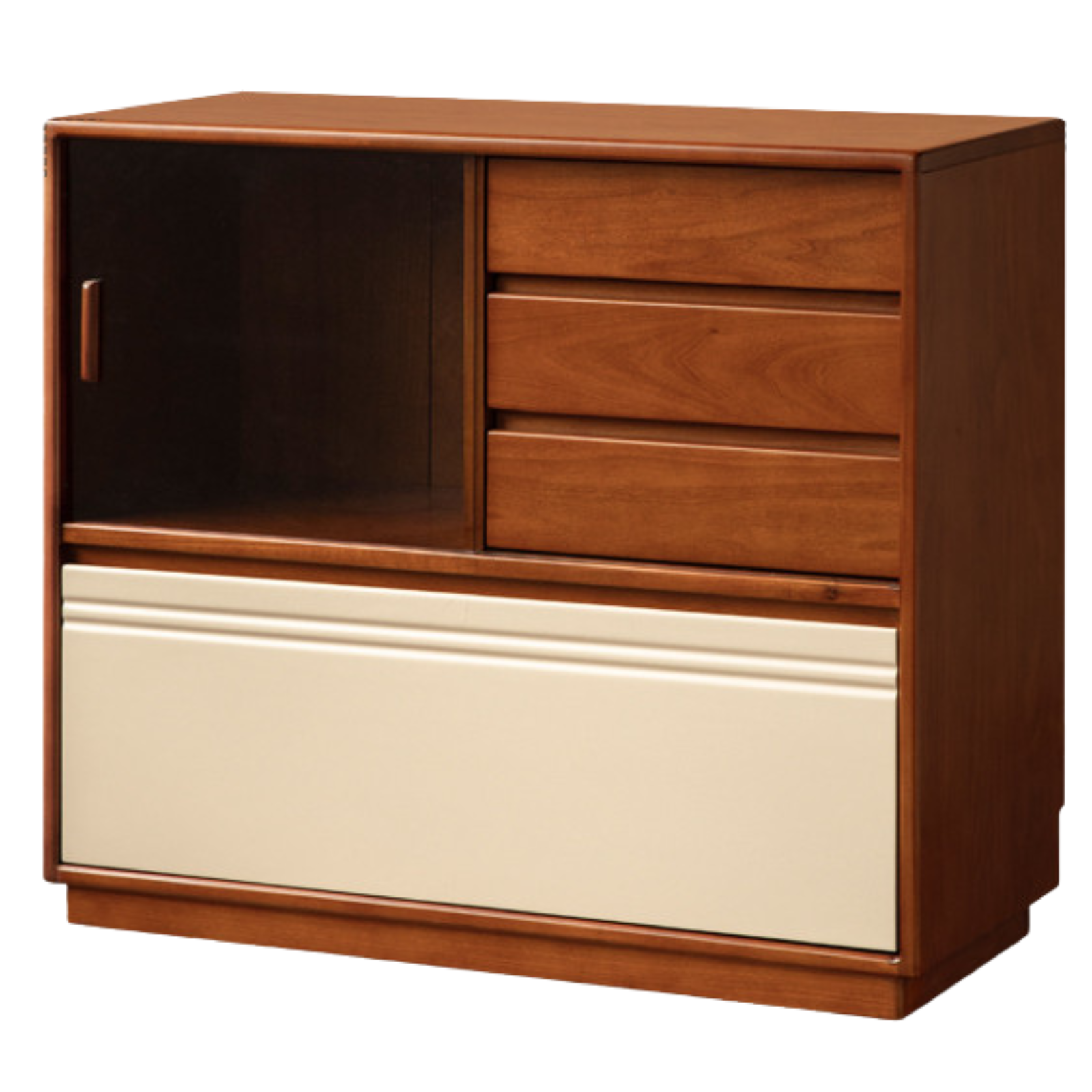 Tulipwood Solid Wood Antique Style Storage Cabinet.