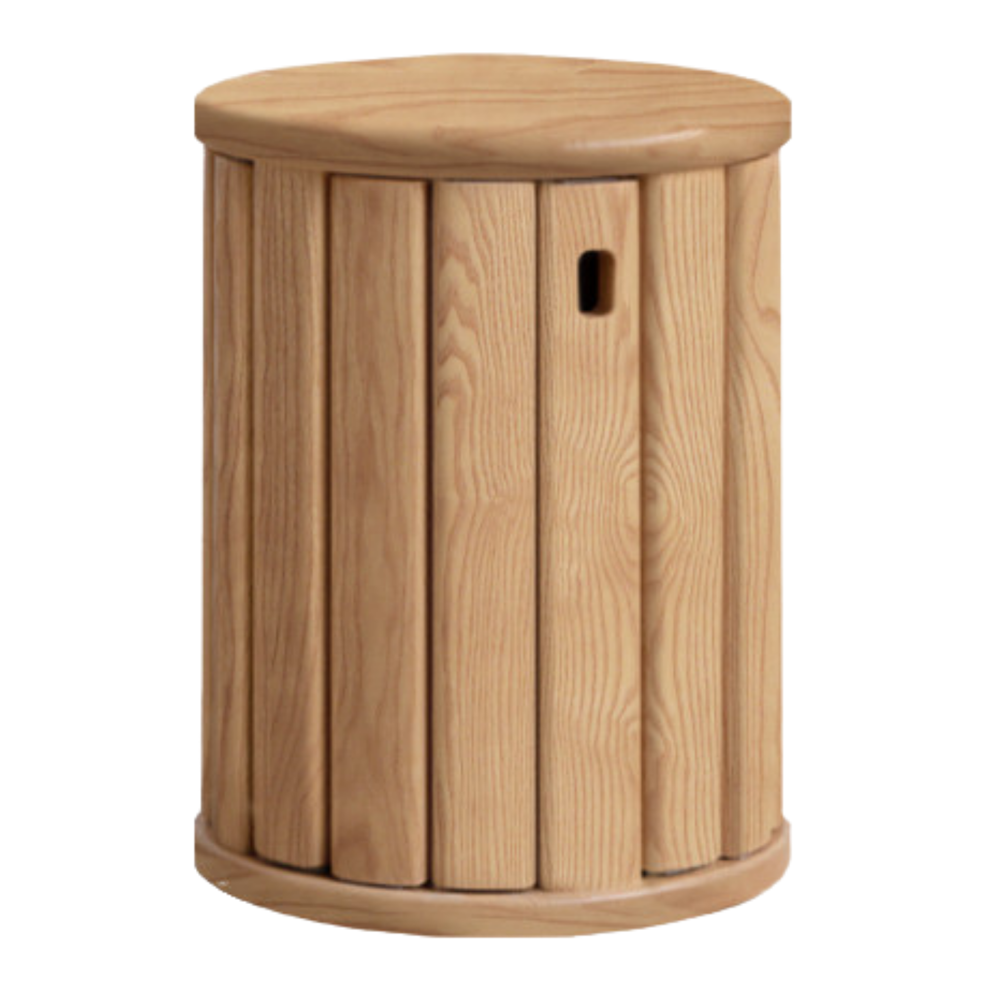 4 pcs Black Walnut, Ash, Oak Solid Wood, Solid RubberWood Stackable Dining Stool