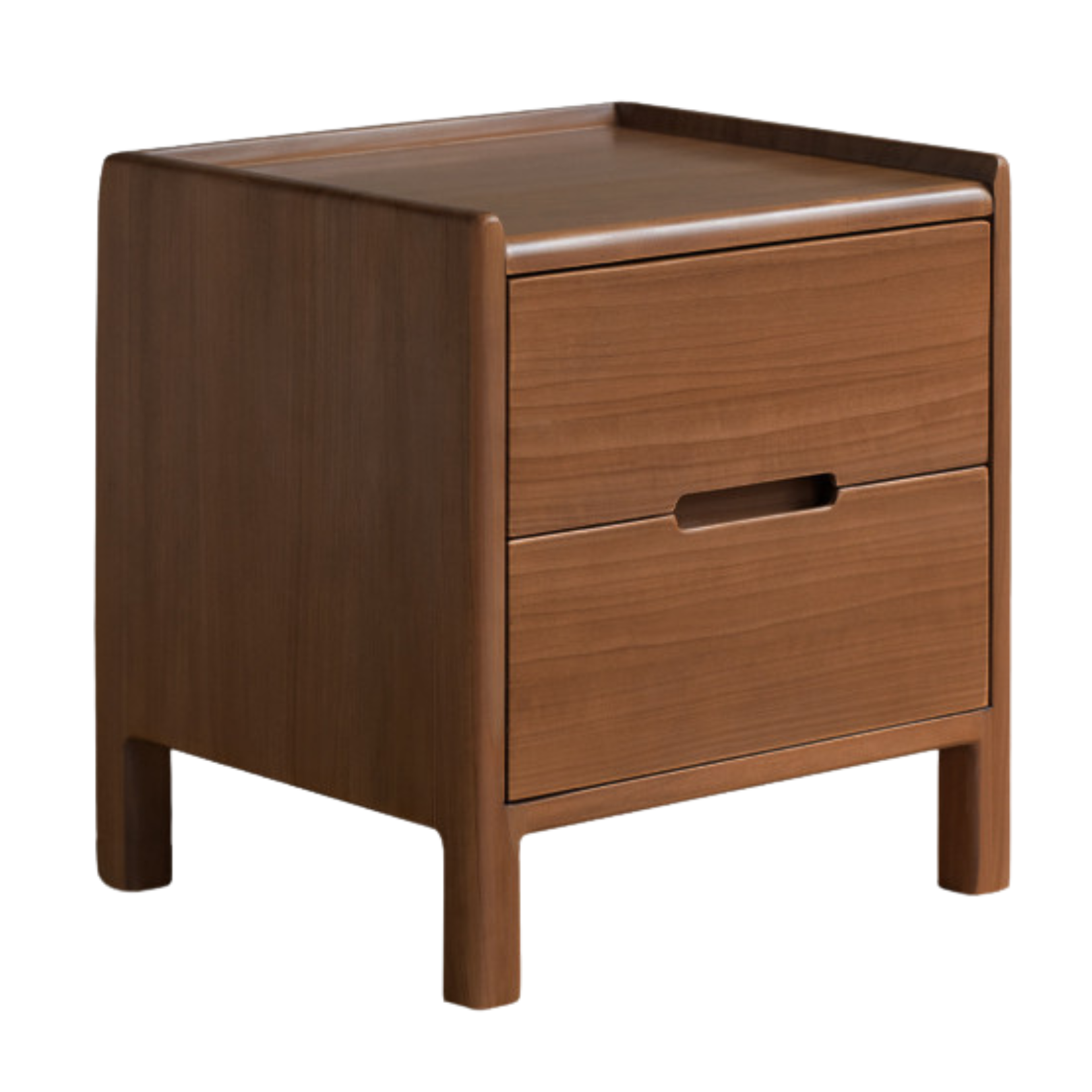 Poplar Solid Wood Nightstand,