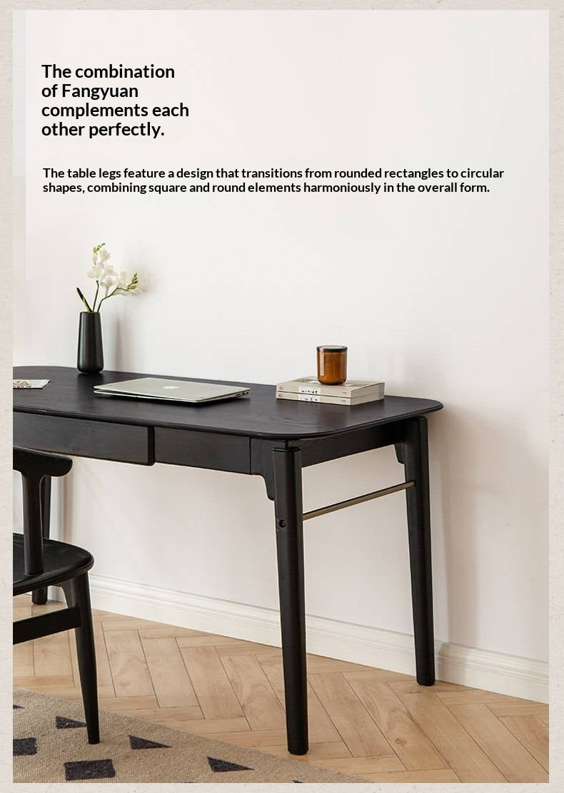 Oak Solid Wood Modern Simple Computer Desk