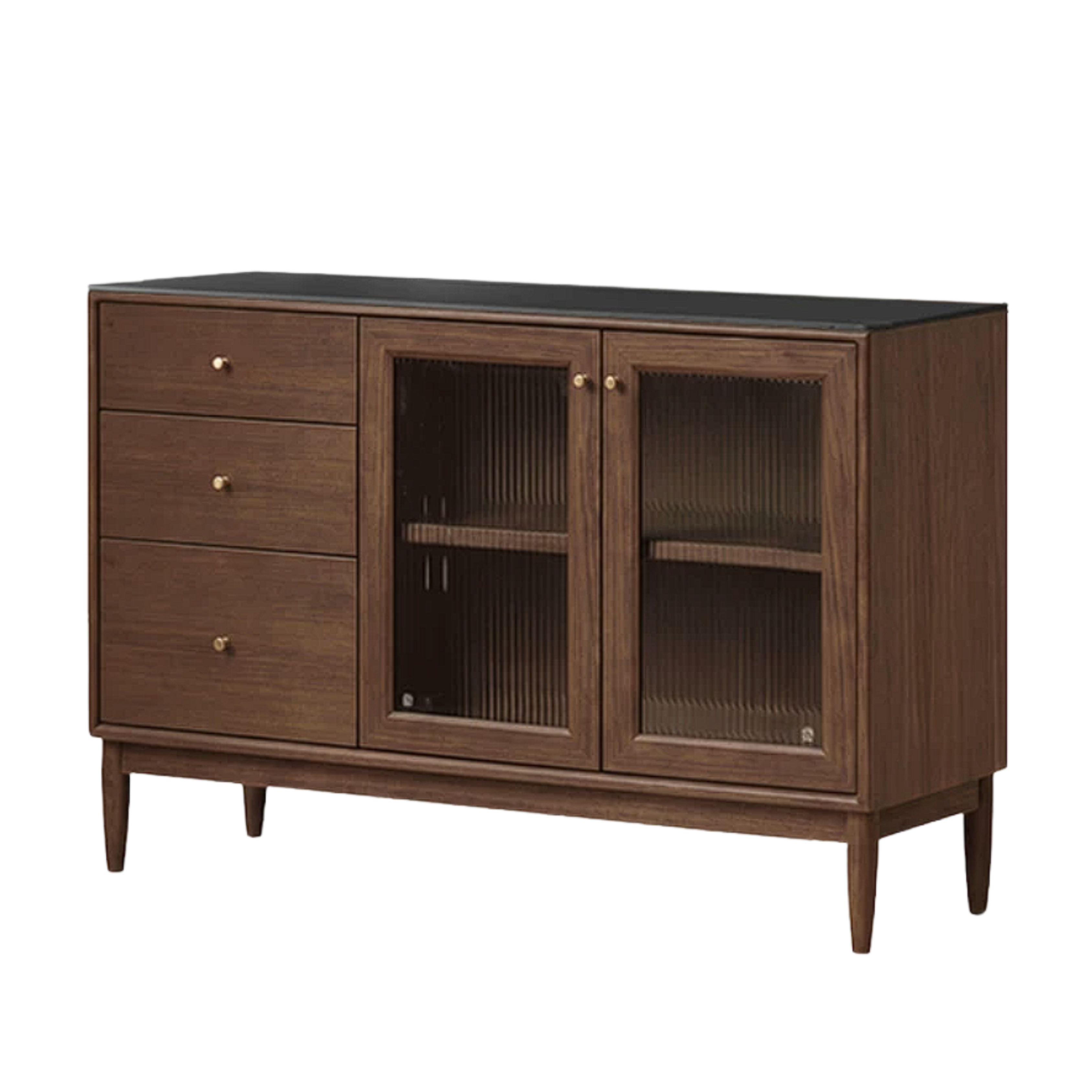 Black Walnut, South American Walnut, Catalpa, Golden Pear Solid Wood Sideboard, Buffet Cabinet