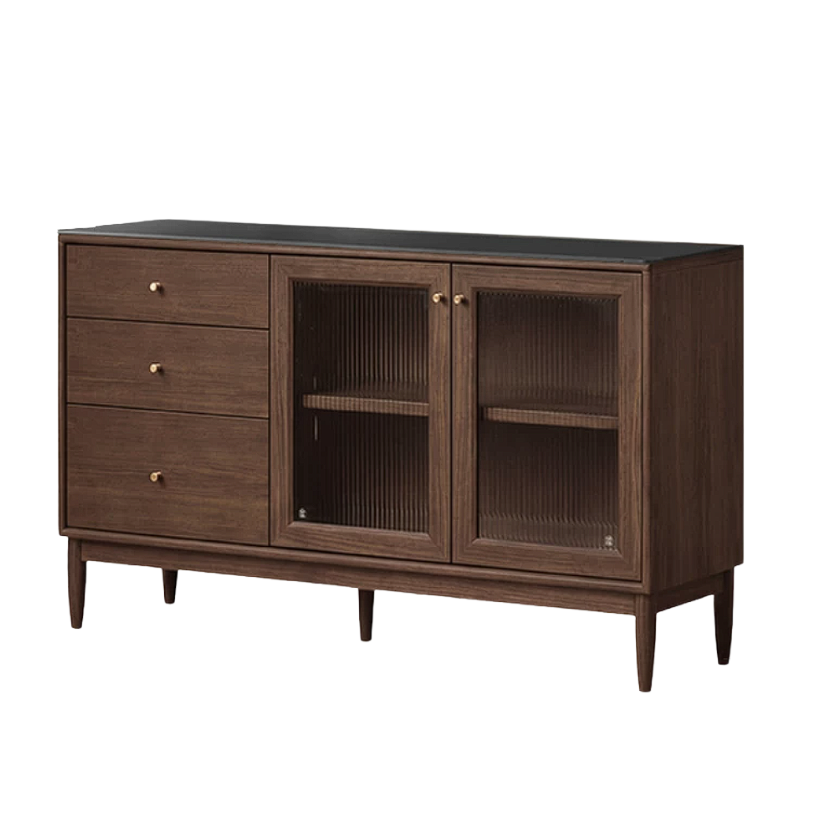 Black Walnut, South American Walnut, Catalpa, Golden Pear Solid Wood Sideboard, Buffet Cabinet
