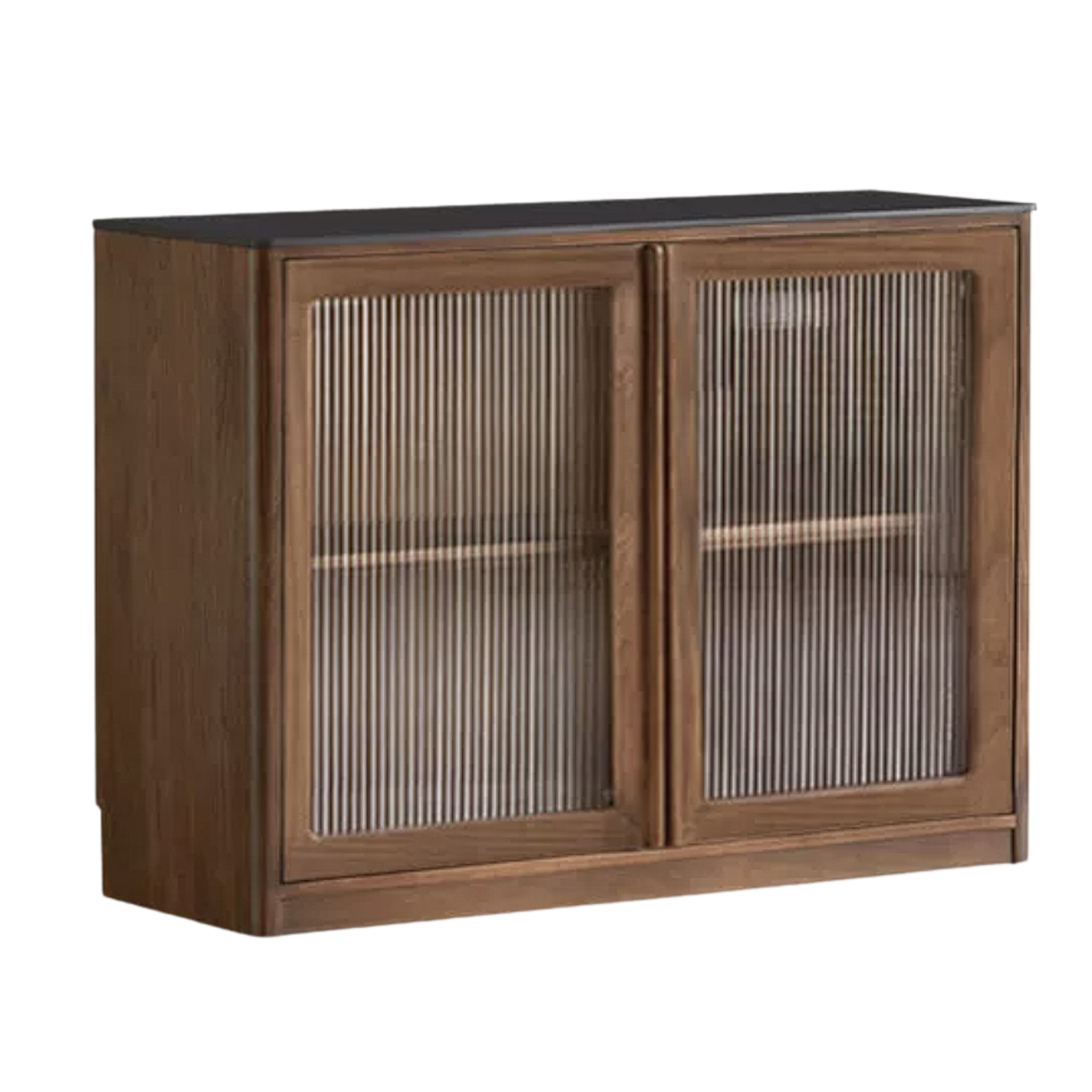 Black Walnut Solid Wood Sideboard Hole Storage