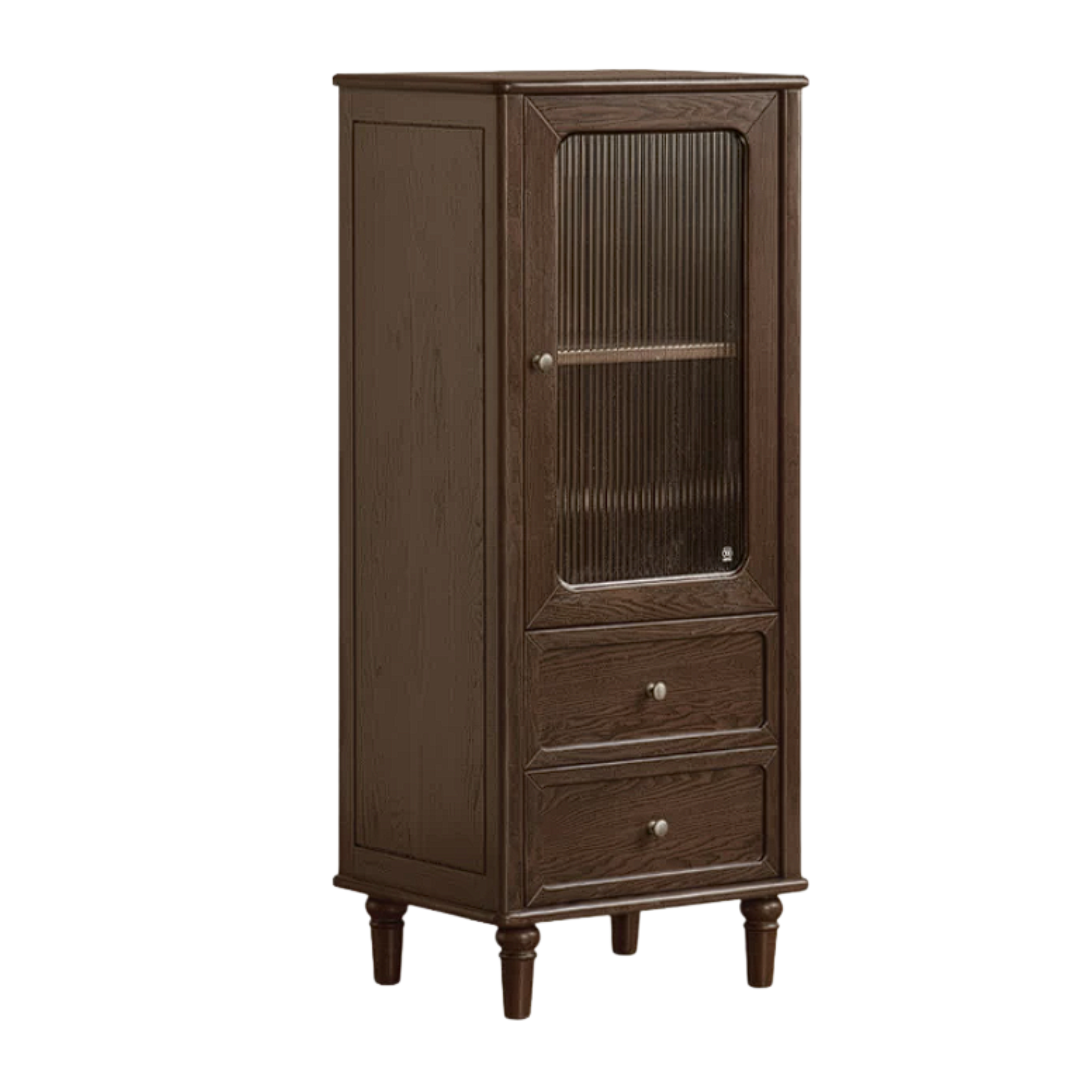 Black Walnut Solid Wood Side Cabinet