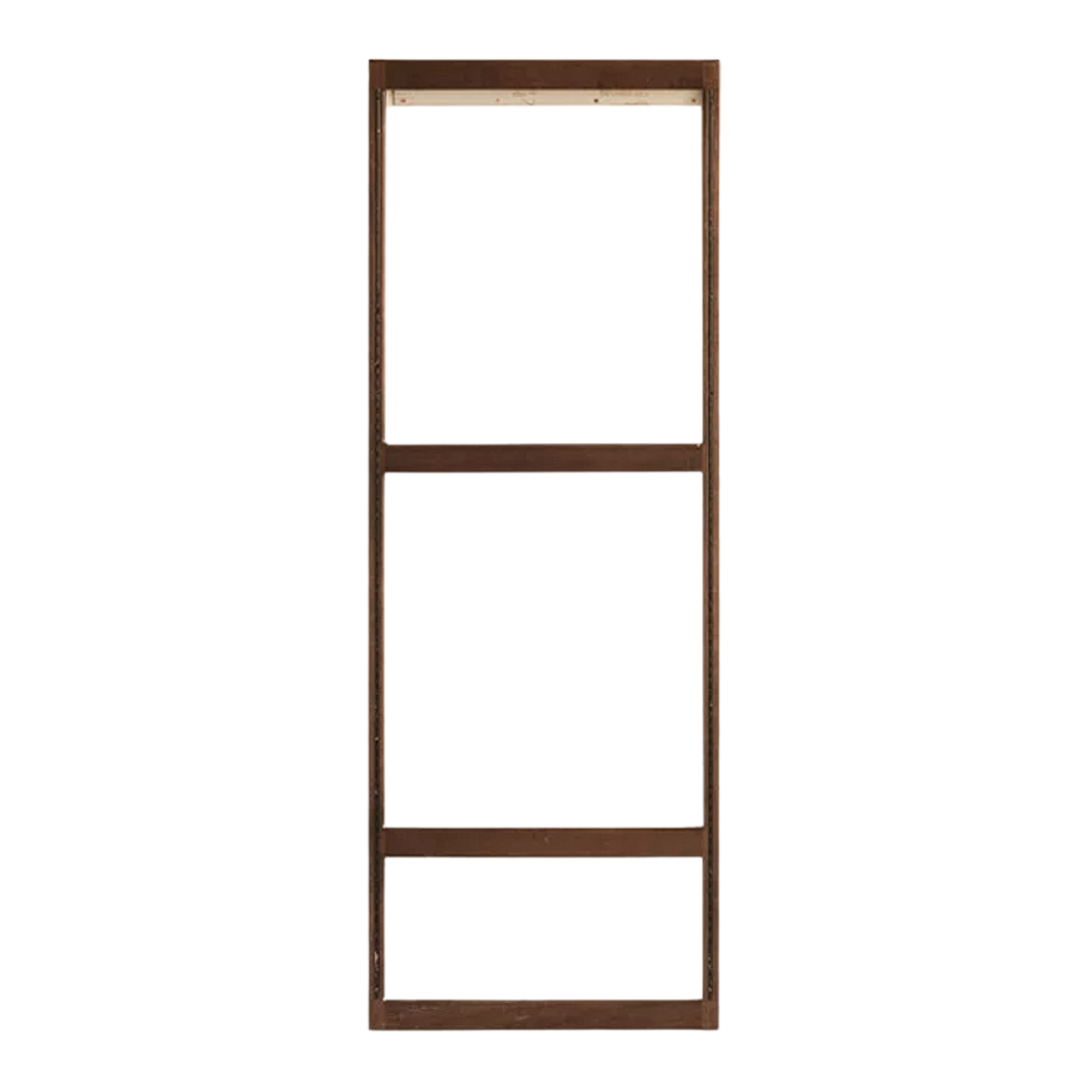 Black Walnut Solid Wood Cabinet, Shelf Layer, Accessory Set – Slate Lazy Susan Turntable, Stainless Steel Hooks, and Bookcase Mat