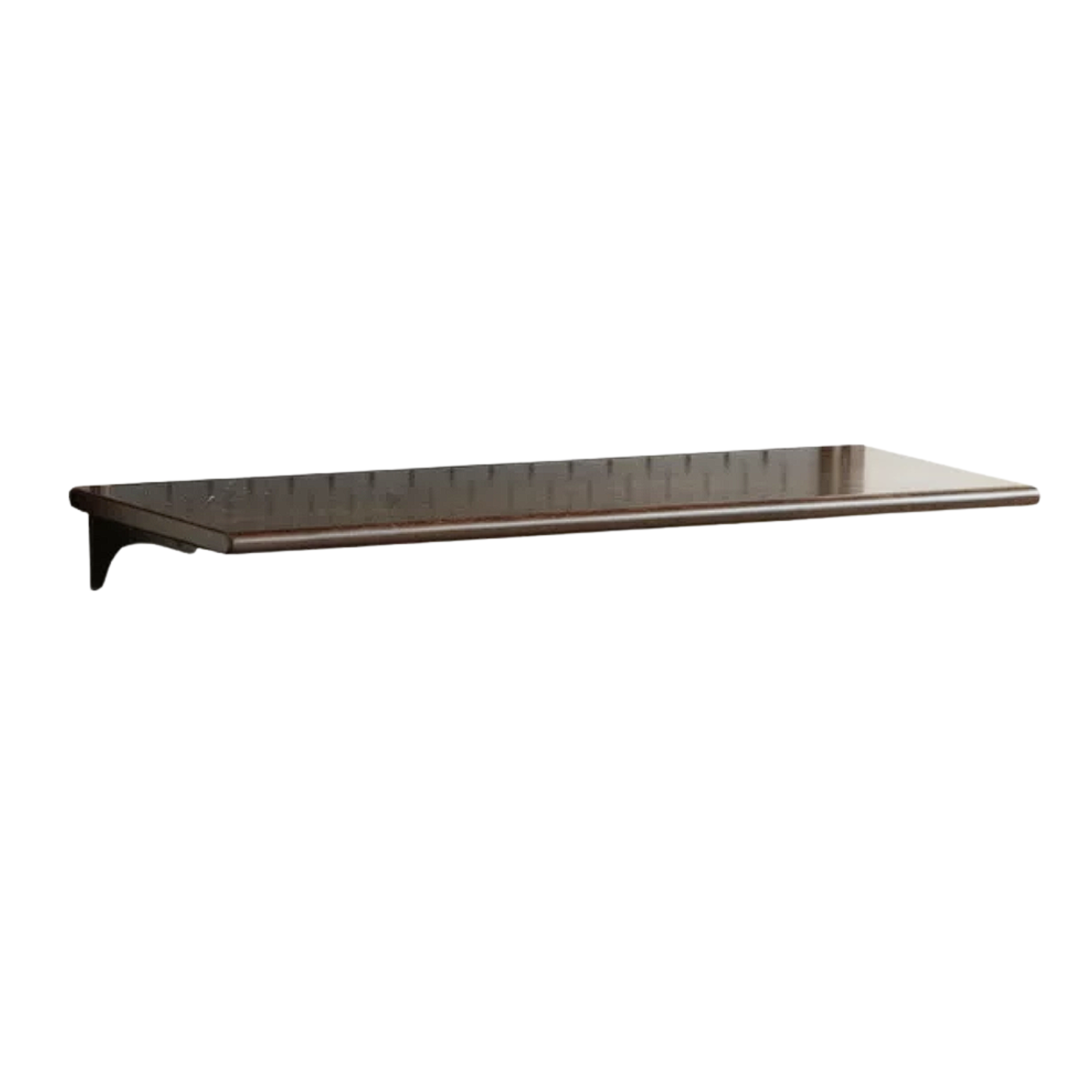 Black Walnut Solid Wood Cabinet, Shelf Layer, Accessory Set – Slate Lazy Susan Turntable, Stainless Steel Hooks, and Bookcase Mat