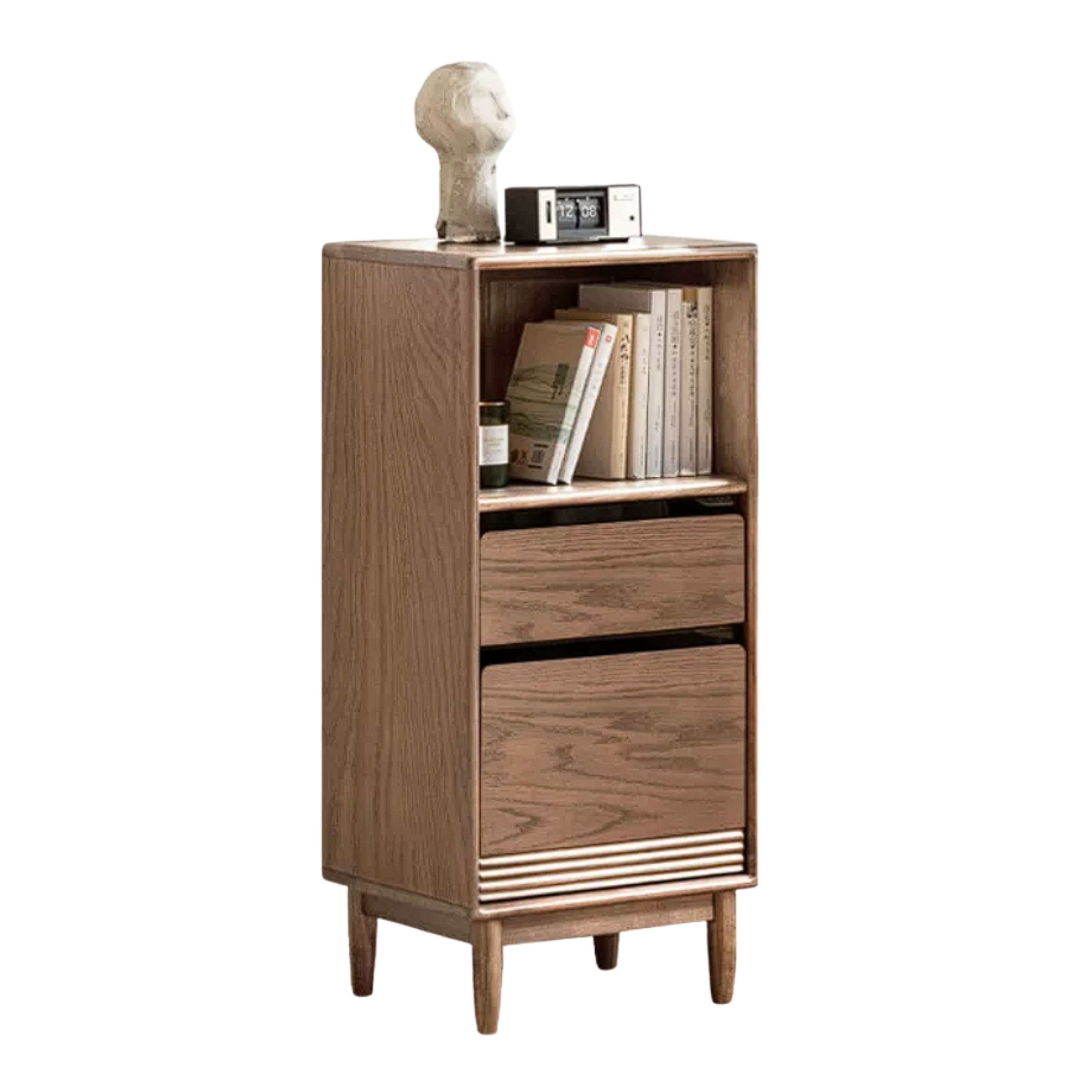 Black Walnut, Oak, Golden Pearwood, Cherry, Ash Solid Wood Modern Side Cabinet