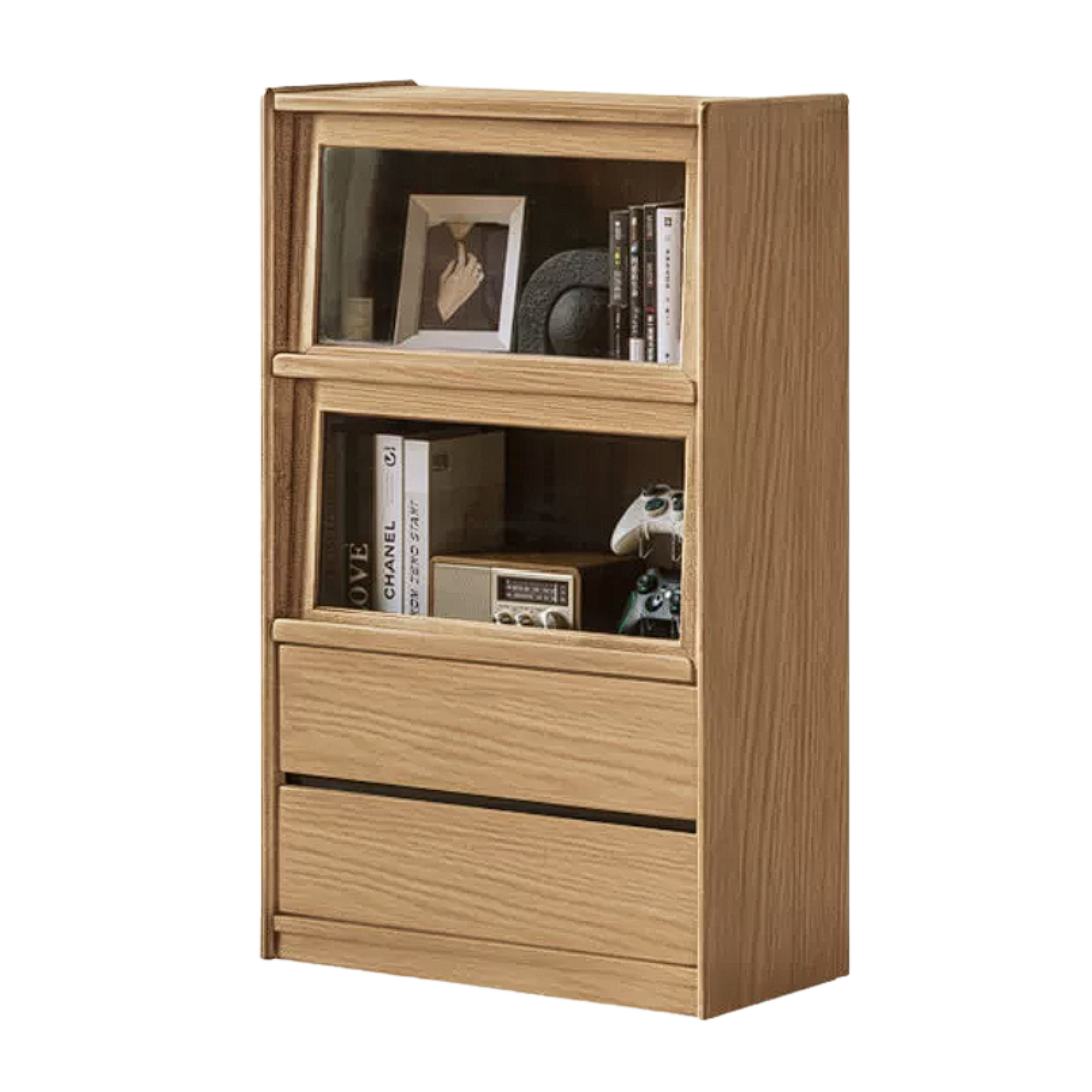 Ash, Oak Solid Wood Modern Side Cabinet