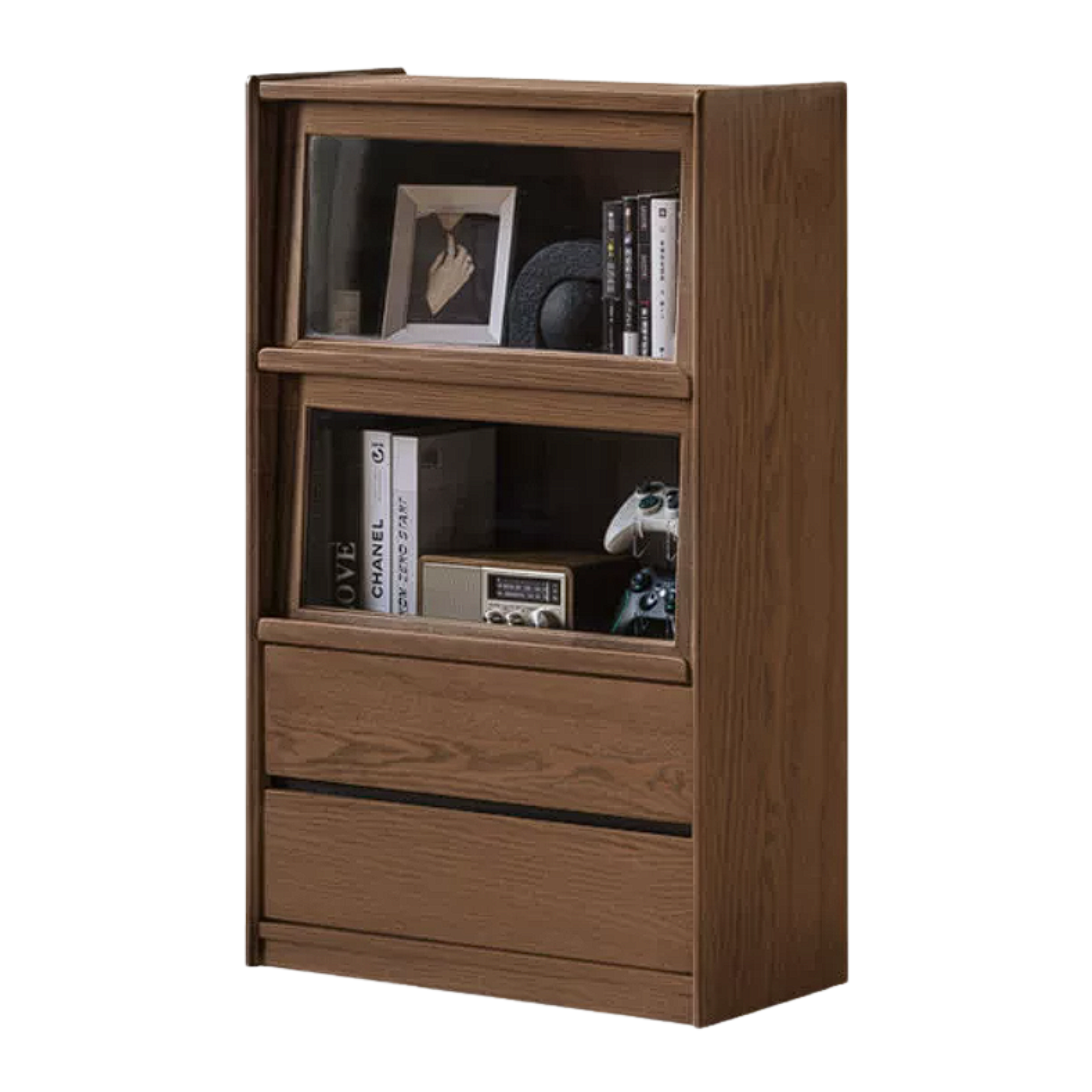 Ash, Oak Solid Wood Modern Side Cabinet