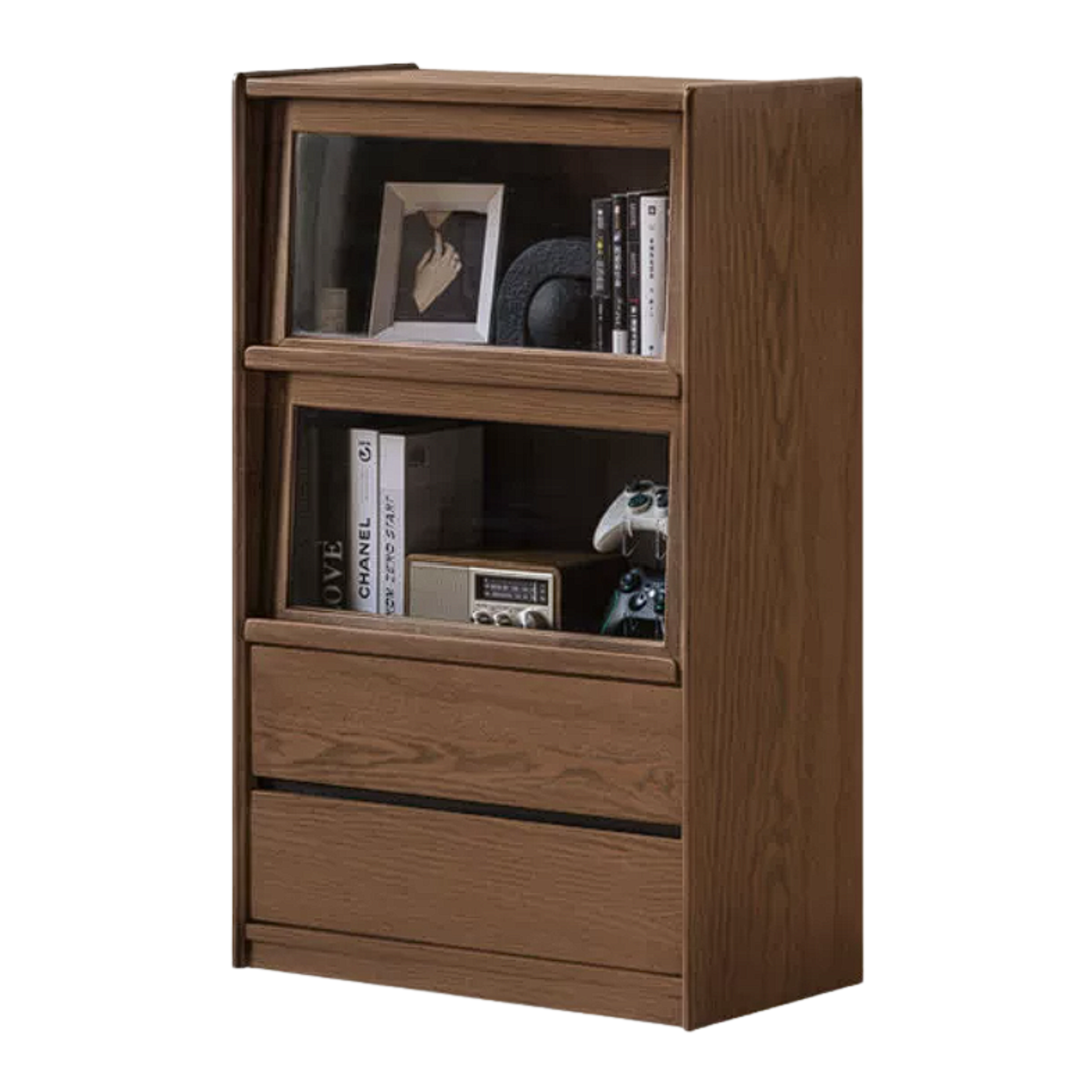 Ash, Oak Solid Wood Modern Side Cabinet