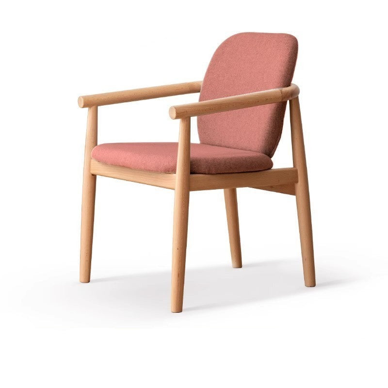 Beech Solid Wood Armchair Nordic)