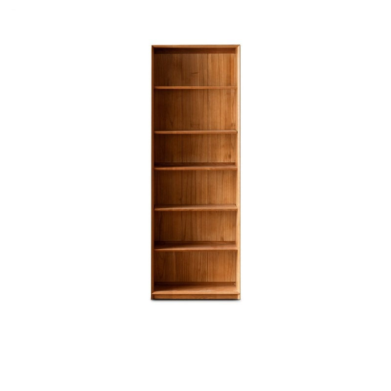 Cherry Wood Combination Bookcase Floor Shelf Glass Door Bookcase"