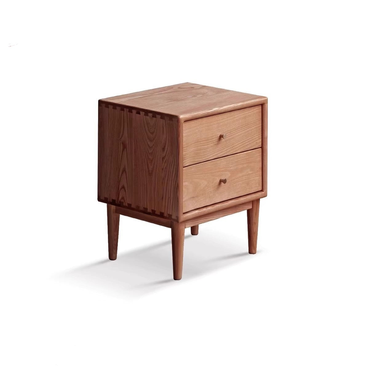 South American Walnut, Black Walnut, Cherry, Ash Solid Wood Nightstand.