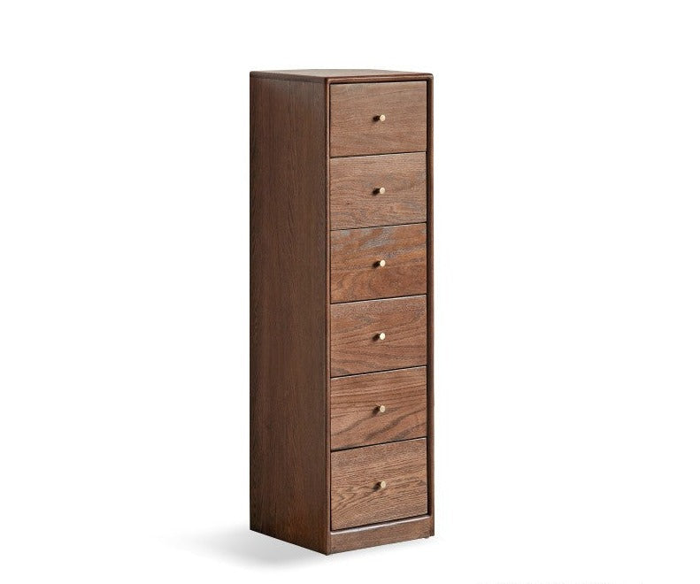 Oak, Beech Solid Wood Side Cabinet, Multi-Functional Storage