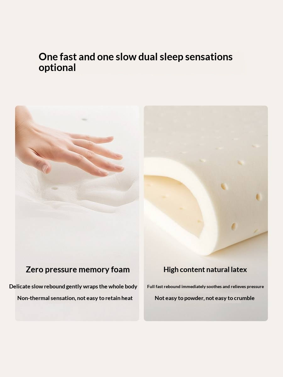 Zero-Glue Lily of the Valley Independent Spring Thick Mattress — Memory Foam, Anti-Mite Latex Support