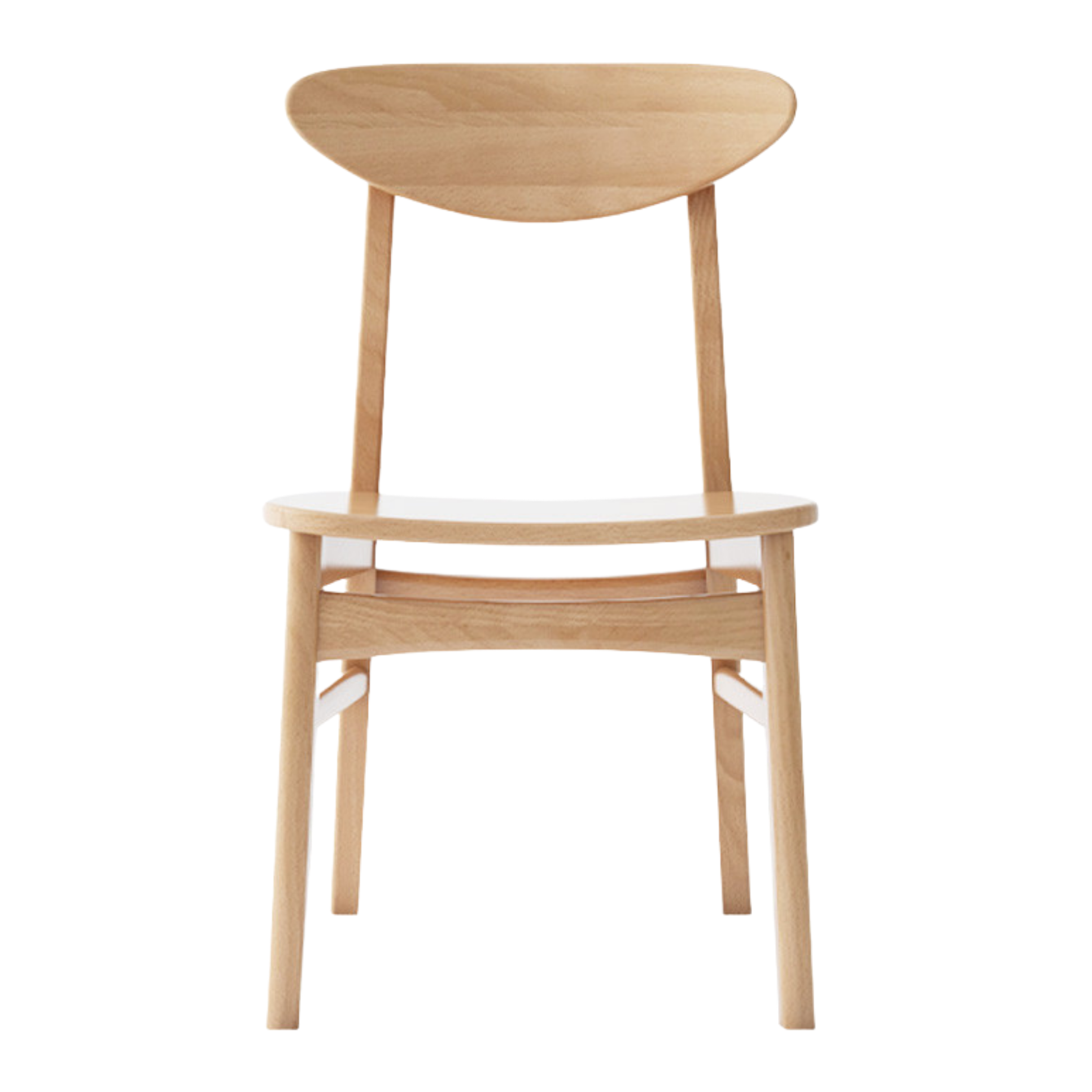 4 pcs set Ash, Oak, Beech Solid Wood - Dining Chair