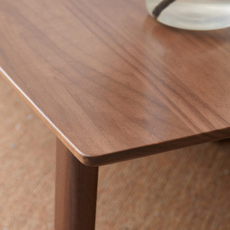 Black Walnut, Ash Solid Wood Low Small Coffee Table