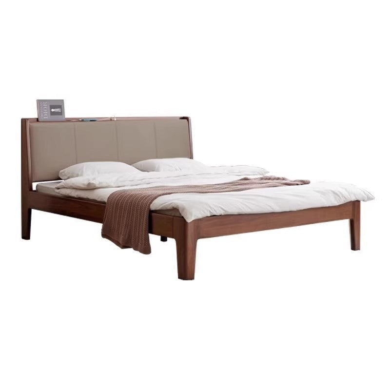 Black Walnut Solid Wood Top Layer Cowhide