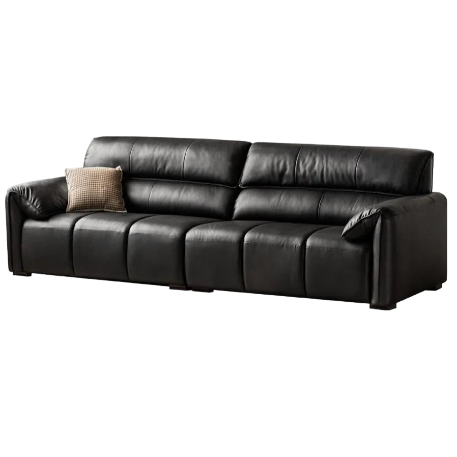 Genuine Leather Piano-Key Sofa