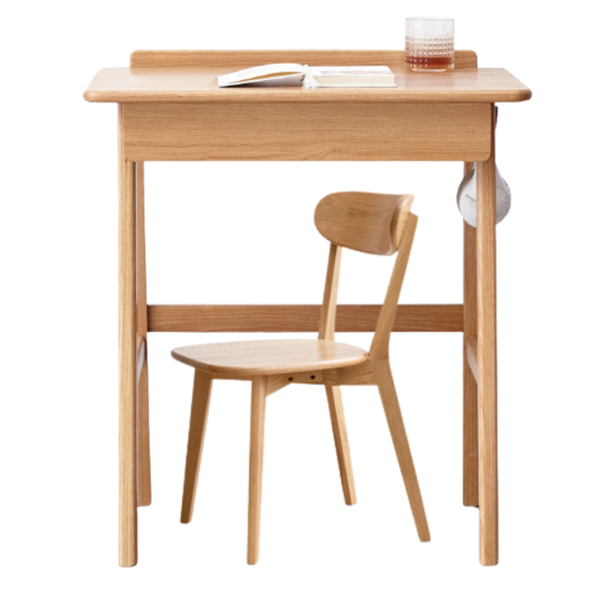 Oak Solid Wood Office Desk, Console Table