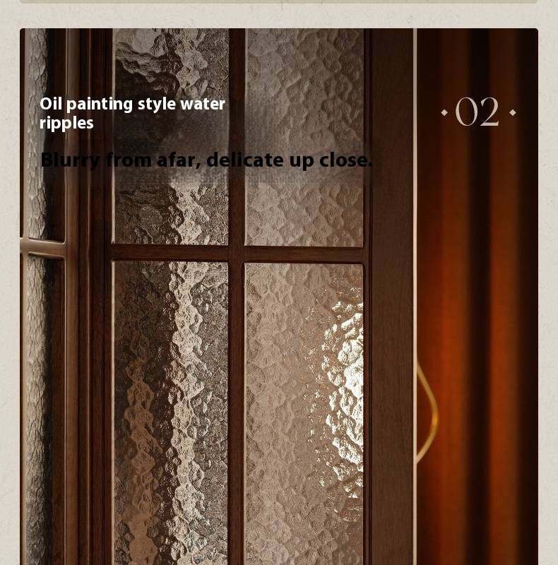 Solid Sandalwood French Retro Style Wardrobe