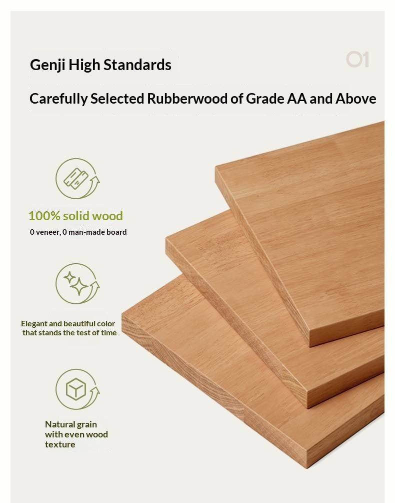 Solid Rubberwood Ultra-Narrow Bookcase with Flip-Down Front Panel