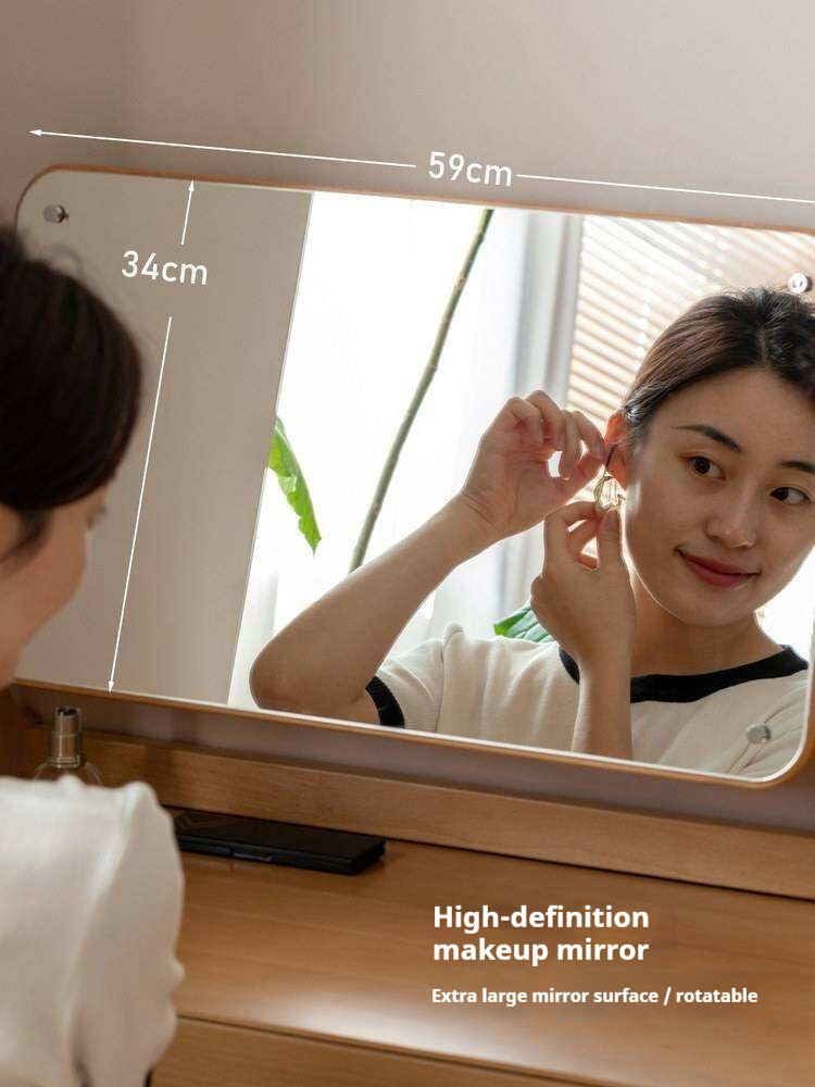 Beech Solid Wood Nordic Style Vanity Table.