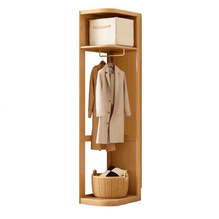 Oak, Ash, Cherry Solid Wood Corner Triangle Cabinet Corner Wardrobe