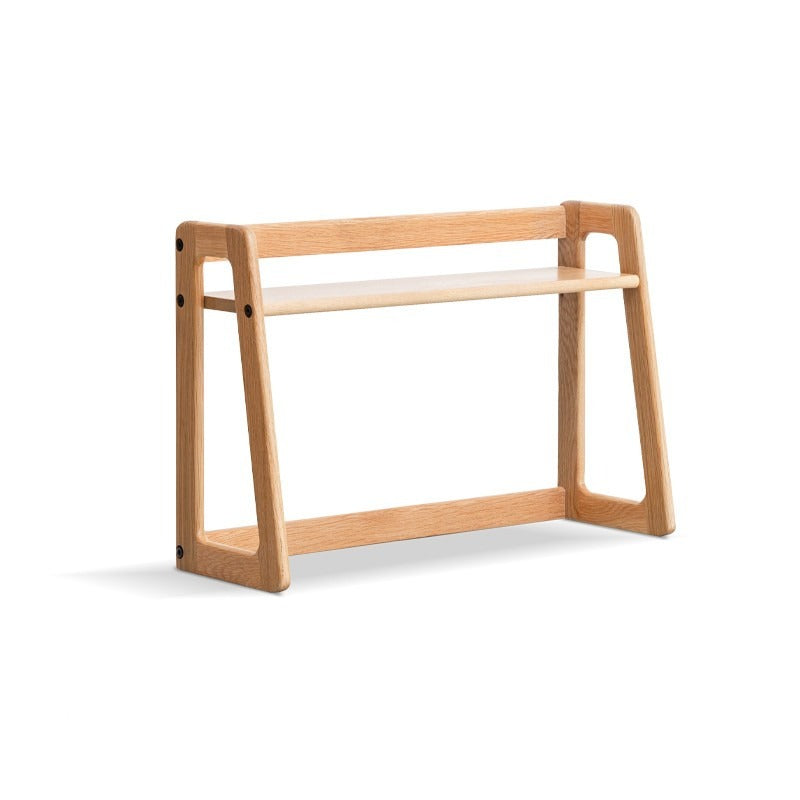 Oak solid wood desk shelf +