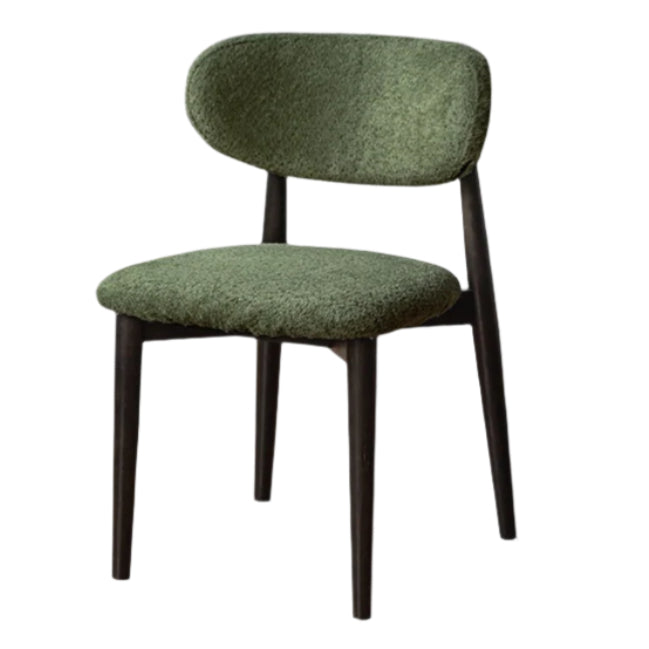 4 pcs Oak Solid Wood, Solid Rubberwood Modern Soft Dining Chair