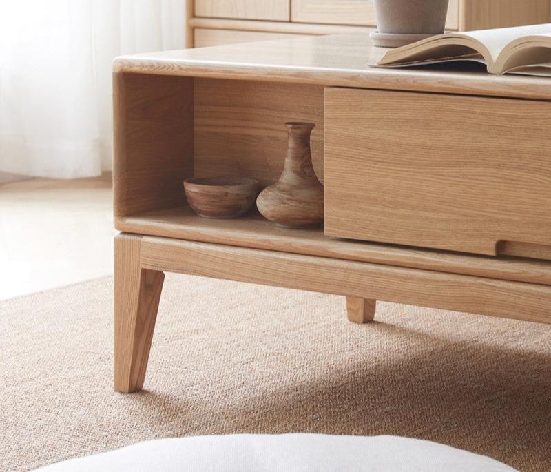 Ash Solid Wood New Style Modern Nordic Coffee Table