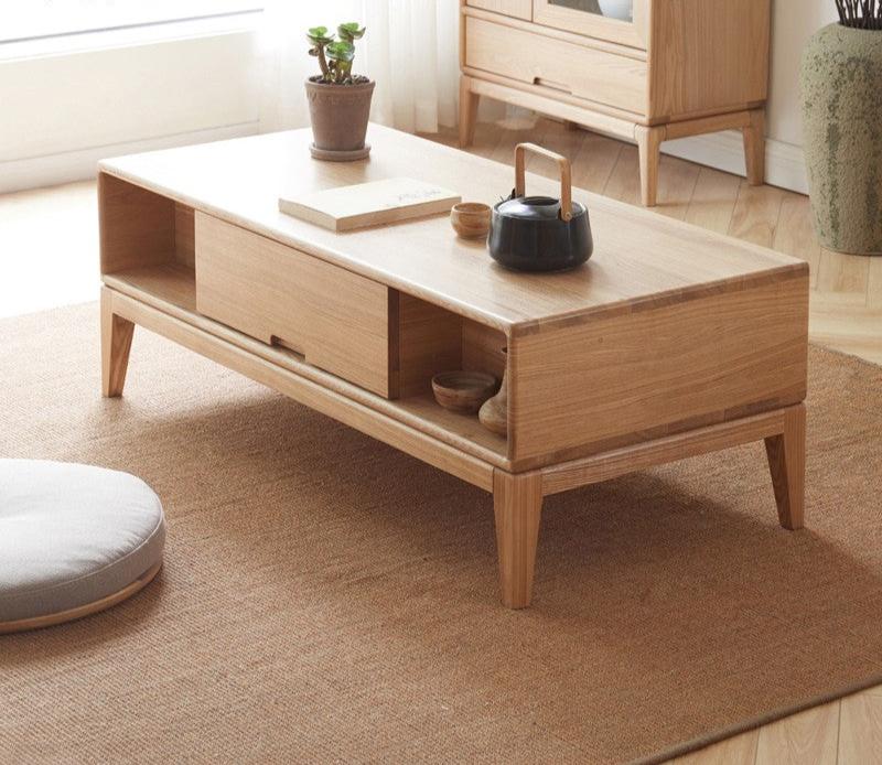 Ash Solid Wood New Style Modern Nordic Coffee Table