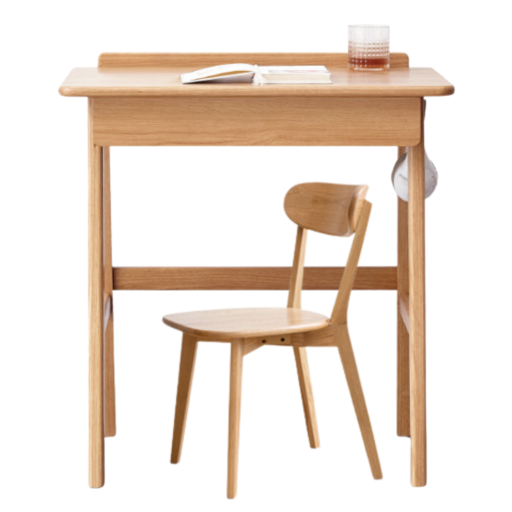 Oak Solid Wood Office Desk, Console Table