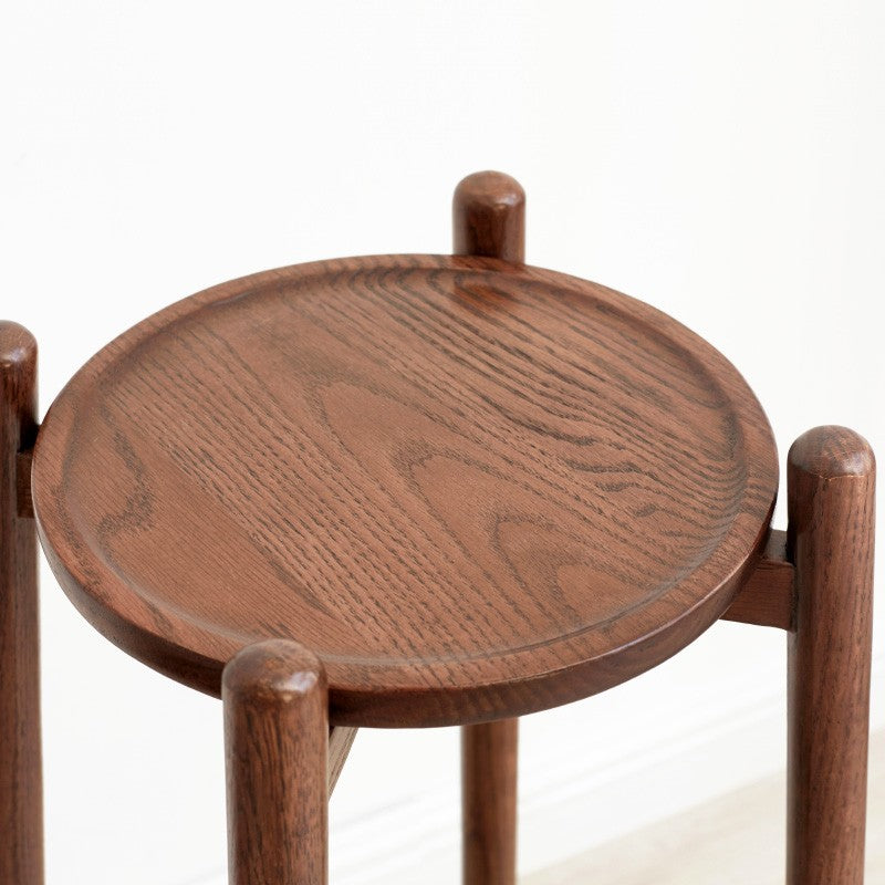 Oak solid wood Floor-Standing Plant Stand